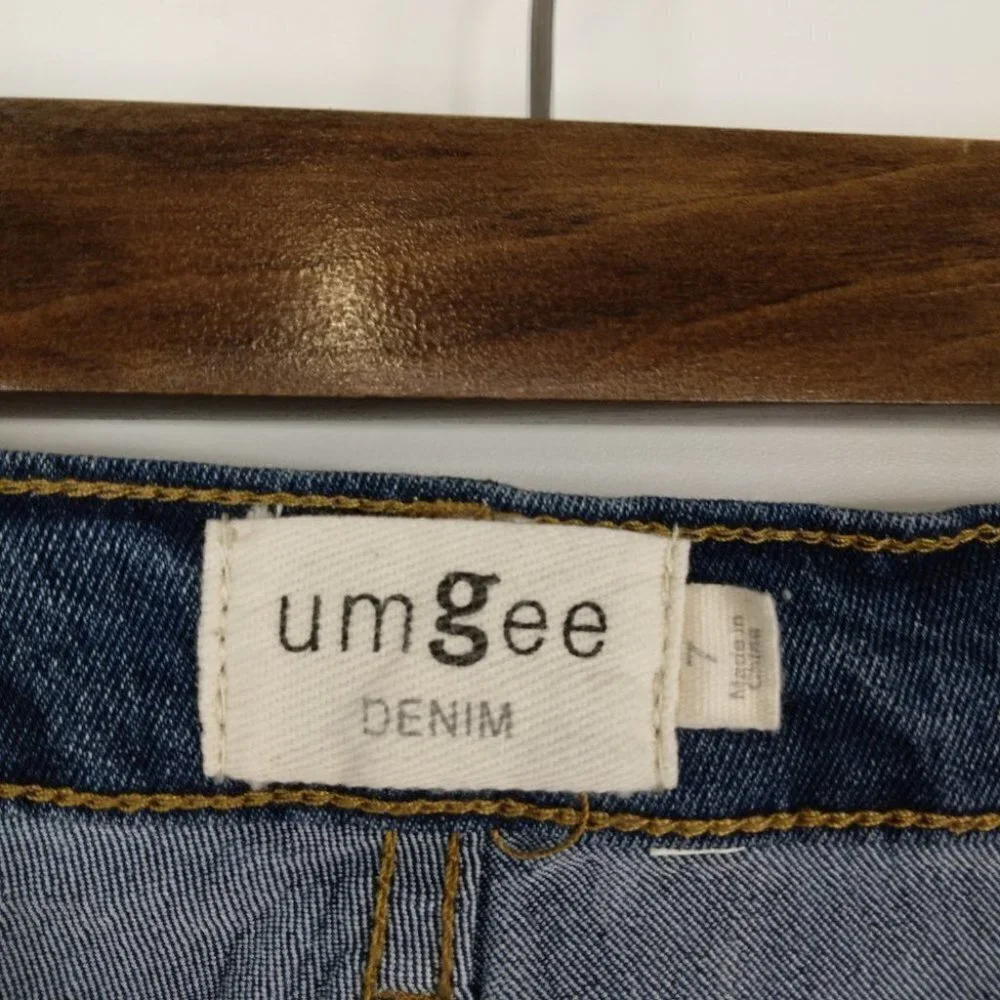 Umgee Denim Stretch Crop Jeans Size 7